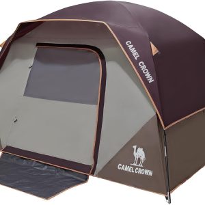 CAMEL CROWN Tents for Camping 2/3/4/5 Person Camping Dome Tent, Waterproof,Spacious, Lightweight Portable Backpacking Tent for Outdoor Camping/Hiking