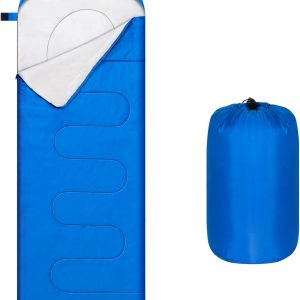 OBTANIM Camping Sleeping Bags Portable Waterproof Sleeping Bag for Adults Kids 4 Seasons Winter, Fall, Spring, Summer Backpacking Hiking Camping Mountaineering Indoor Outdoor Use