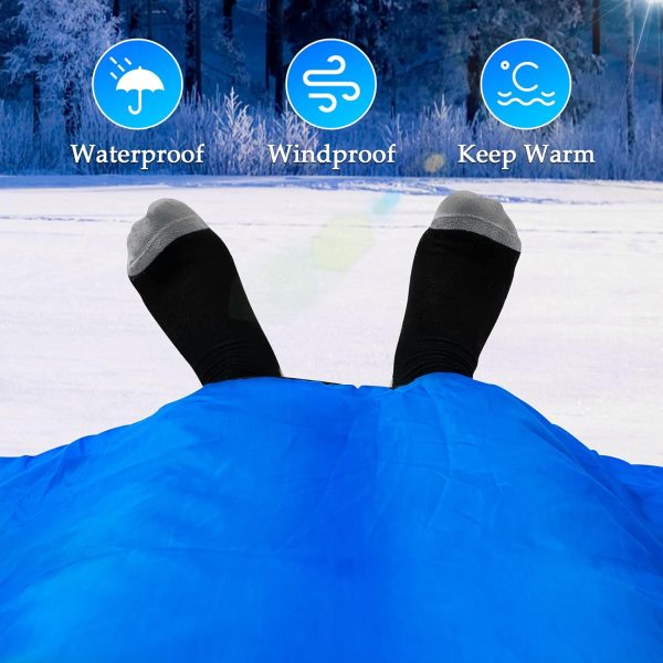 OBTANIM Camping Sleeping Bags Portable Waterproof Sleeping Bag for Adults Kids 4 Seasons Winter, Fall, Spring, Summer Backpacking Hiking Camping Mountaineering Indoor Outdoor Use - Image 5